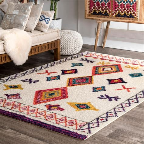 boho area rug cheap